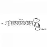 УГЛОВЫЕ КОННЕКТОРЫ ВЕРТЛЮЖНЫЕ ПВХ С ПОРТОМ ДЛЯ САНАЦИИ image