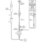 НАБОР ДЛЯ ИЗМЕРЕНИЯ ИНВАЗИВНОГО ДАВЛЕНИЯ ARGON GABARITH С ДОП. ЛИНИЕЙ image