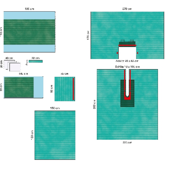 КОМПЛЕКТ ОПЕРАЦИОННОГО БЕЛЬЯ ДЛЯ ПРОТЕЗИРОВАНИЯ ТАЗОБЕДРЕННОГО СУСТАВА 1 image