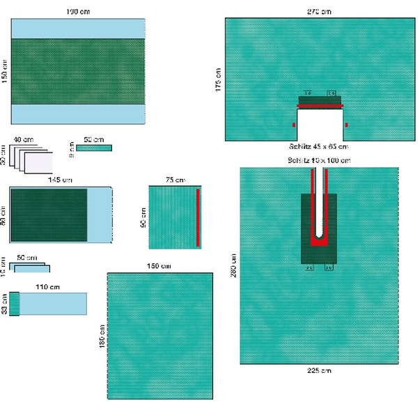 КОМПЛЕКТ ОПЕРАЦИОННОГО БЕЛЬЯ ДЛЯ ПРОТЕЗИРОВАНИЯ ТАЗОБЕДРЕННОГО СУСТАВА 2 image