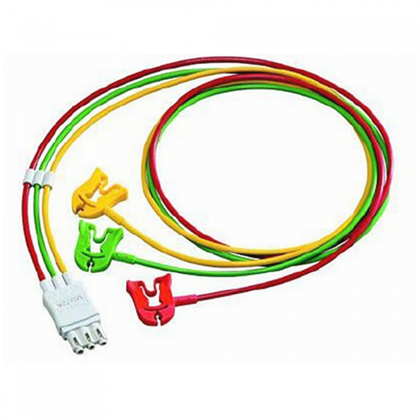 КАБЕЛЬ ЭКГ НА 3 ОТВЕДЕНИЯ С ЗАЖИМАМИ 989803145101 image