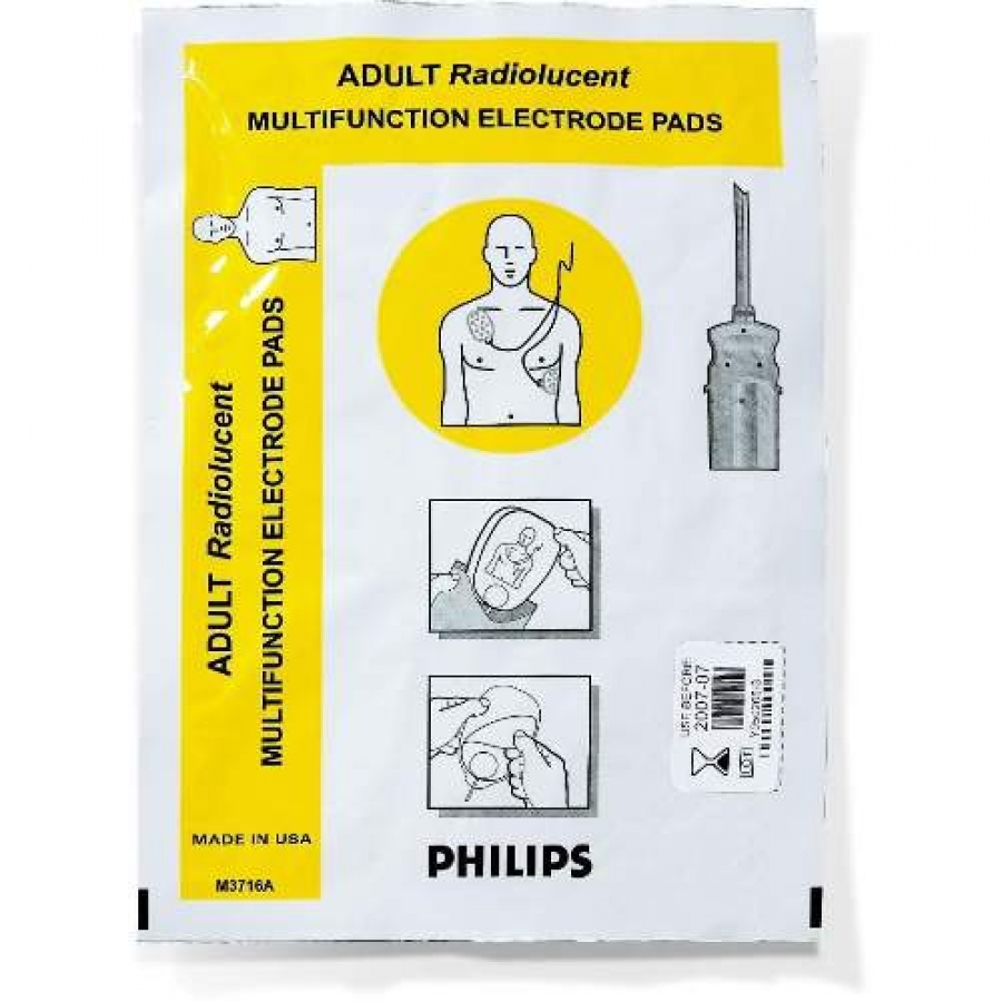 ЭЛЕКТРОДЫ РЕНТГЕНПРОЗРАЧНЫЕ ДЛЯ ДЕФИБРИЛЛЯЦИИ ДЛЯ ВЗРОСЛЫХ