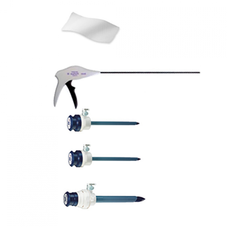 НАБОР ИНСТРУМЕНТОВ ДЛЯ TAPP ЛЕЧЕНИЯ ПАХОВОЙ ГРЫЖИ С НЕРАССАСЫВАЮЩЕЙСЯ ФИКСАЦИЕЙ