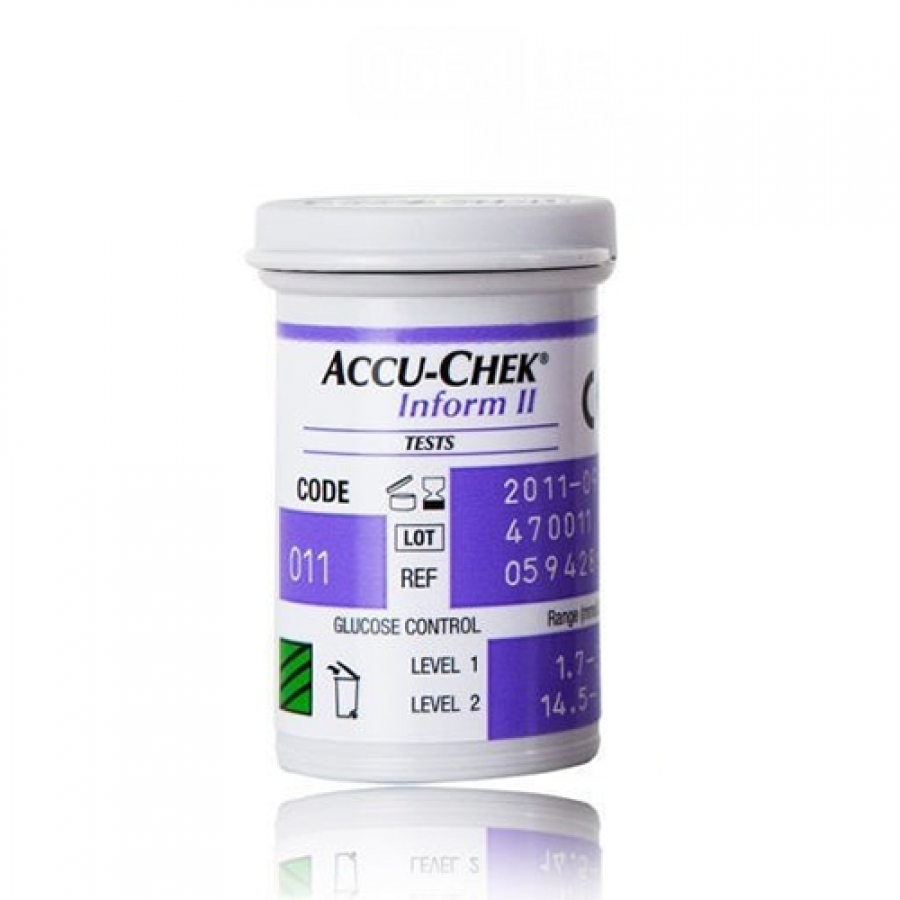 ТЕСТ-ПОЛОСКИ ДЛЯ ОПРЕДЕЛЕНИЯ УРОВНЯ ГЛЮКОЗЫ ACCU CHEK INFORM II (ACCU CHEK INFORM II EU2)