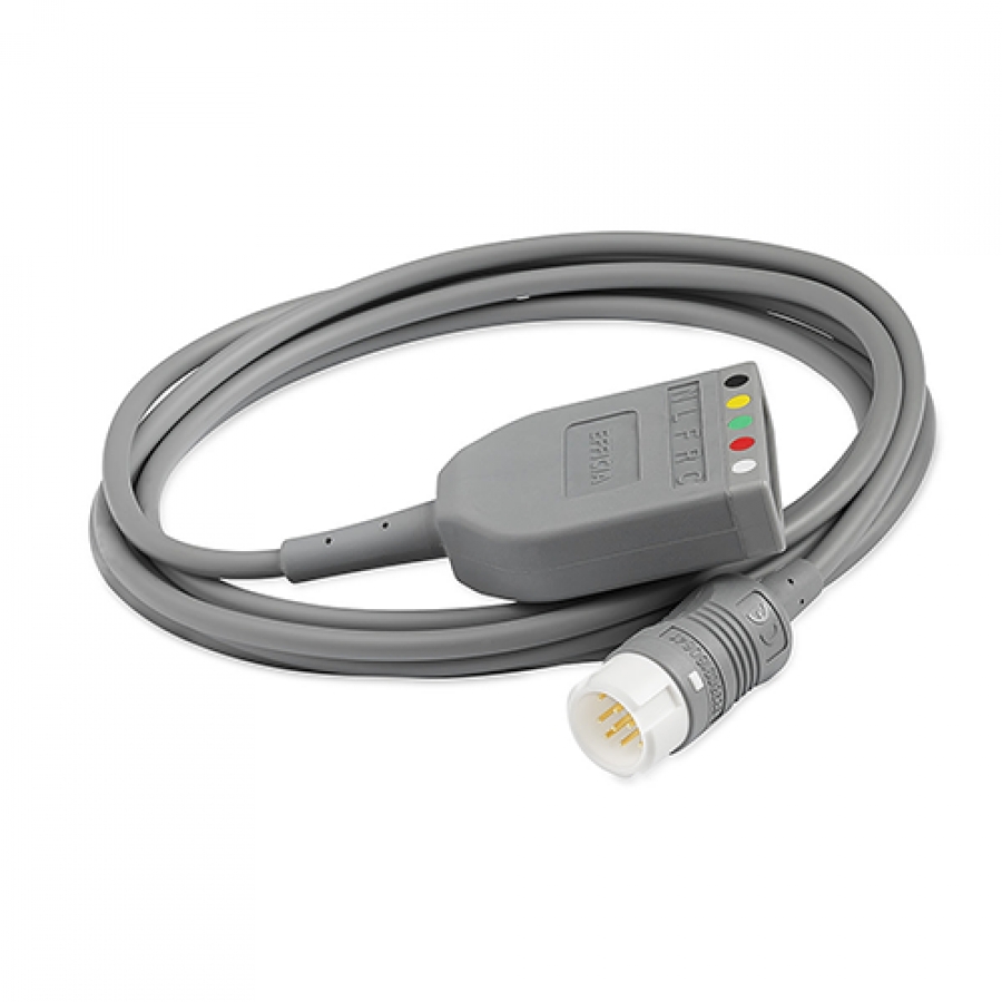 МАГИСТРАЛЬНЫЙ КАБЕЛЬ ЭКГ 3/5 ОТВЕДЕНИЙ ДЛЯ ДЕФИБРИЛЛЯТОРА PHILIPS EFFICIA DFM100
