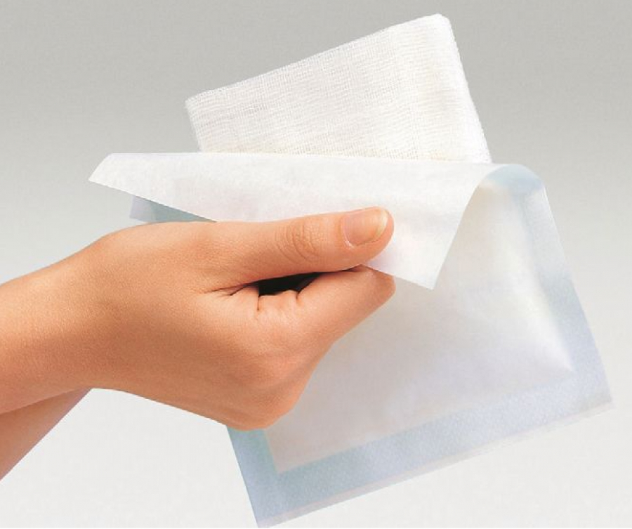 НЕСТЕРИЛЬНЫЕ САЛФЕТКИ МАРЛЕВЫЕ С РК НИТЬЮ ГАЗИН (GAZIN)