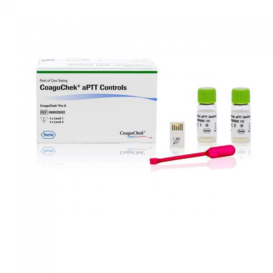 КОНТРОЛЬНЫЙ МАТЕРИАЛ ДЛЯ ПРОВЕРКИ КАЧЕСТВА ТЕСТ-ПОЛОСОК НА АЧТВ COAGUCHEK PRO II (COAGUCHEK APTT CONTROLS)