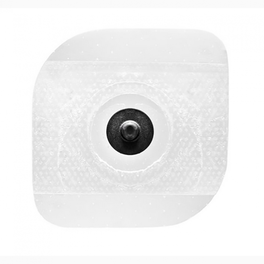 ЭКГ ЭЛЕКТРОД С ТВЕРДЫМ ГЕЛЕМ ПЕРФОРИРОВАННОЙ ПРОЗРАЧНОЙ ОСНОВЕ WHITESENSOR 7841P ДЛЯ МРТ