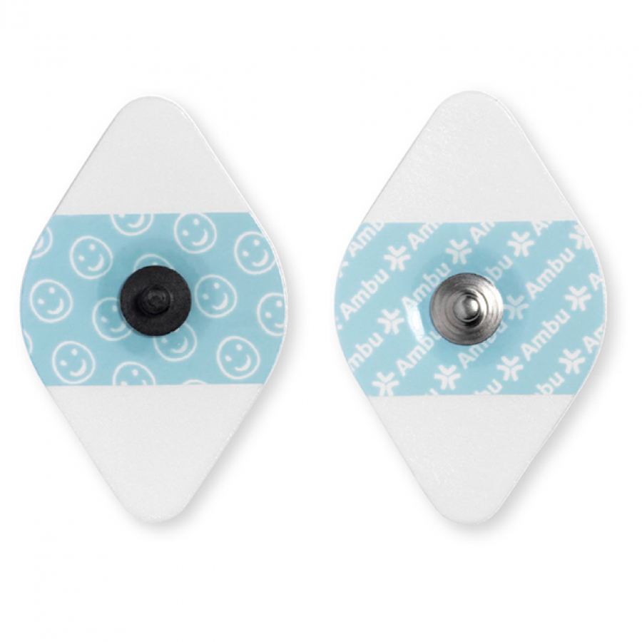 ЭКГ ЭЛЕКТРОД ЭРГОНОМИЧНЫЙ С ЖИДКИМ ГЕЛЕМ 38 Х 60 ММ НА ПЕНИСТОЙ ОСНОВЕ WHITESENSOR 4560M И 4570M ДЛЯ МРТ