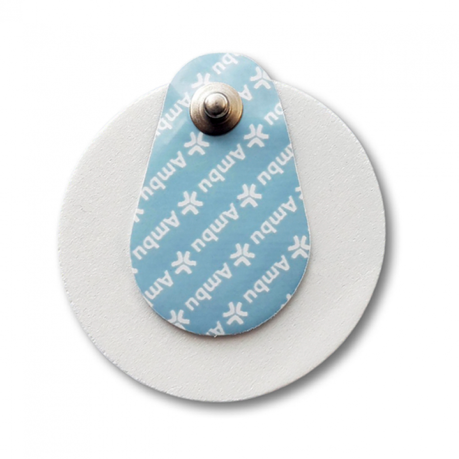 ЭКГ ЭЛЕКТРОД 50 ММ С ЖИДКИМ ГЕЛЕМ СО СМЕЩЕННЫМ КОННЕКТОРОМ ДЛЯ АКТИВНЫХ ПАЦИЕНТОВ WHITESENSOR 5050