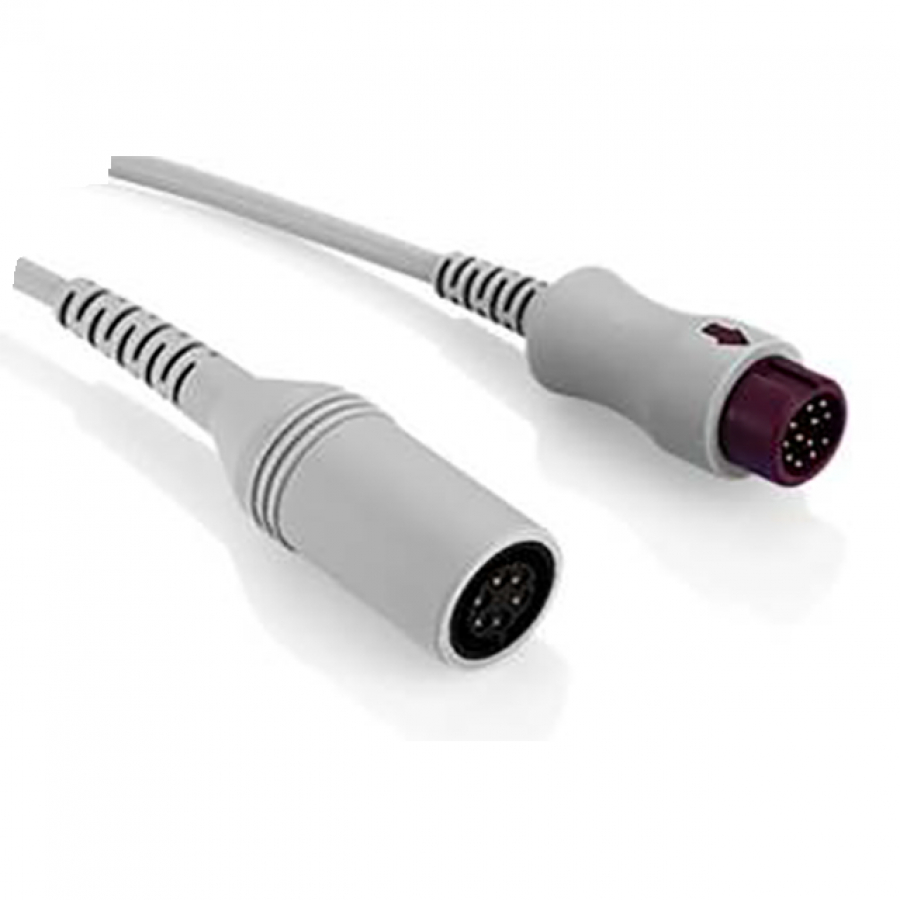 КАБЕЛЬ АДАПТЕР ПЕРЕХОД С 12 PIN НА 6  PIN ДЛЯ ИЗМЕРЕНИЯ ИНВАЗИВНОГО ДАВЛЕНИЯ