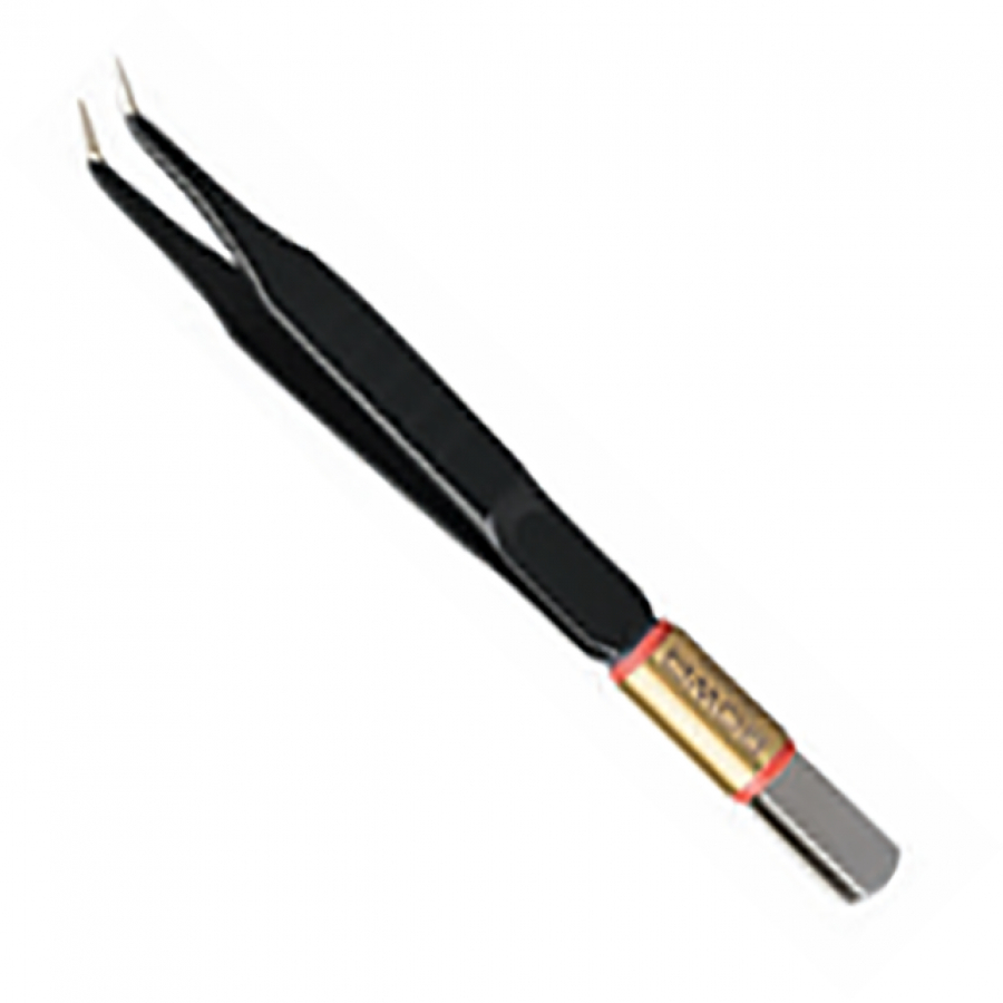 ПИНЦЕТ БИПОЛЯРНЫЙ С АНТИПРИГАРНЫМ ПОКРЫТИЕМ ПРЯМОЙ С ИЗОГНУТЫМИ КОНЧИКАМИ  110 ММ