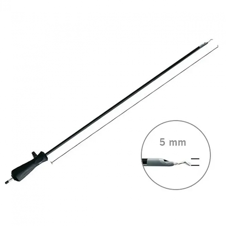 ЭЛЕКТРОД МОНОПОЛЯРНЫЙ ЛАПАРОСКОПИЧЕСКИЙ С КАНАЛОМ ДЛЯ АСПИРАЦИИ ШПАТЕЛЬ 36 СМ (АВТОКЛАВИРУЕМЫЙ)