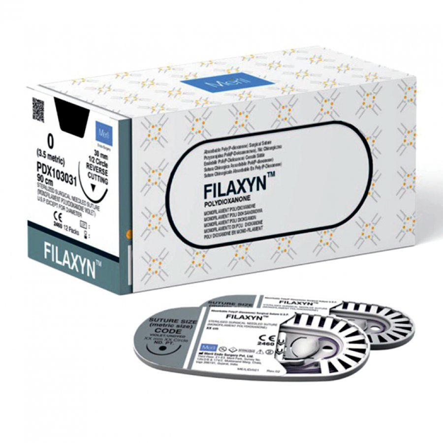НИТЬ ХИРУРГИЧЕСКАЯ МОНОНИТЬ РАССАСЫВАЮЩАЯСЯ FILAXYN (ПОЛИОДИКСАНОН)