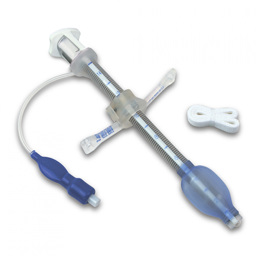 ТРАХЕОСТОМИЧЕСКАЯ АРМИРОВАННАЯ ТРУБКА BIVONA С МАНЖЕТОЙ AIR-CUF И РЕГУЛИРУЕМЫМ ФЛАНЦЕМ