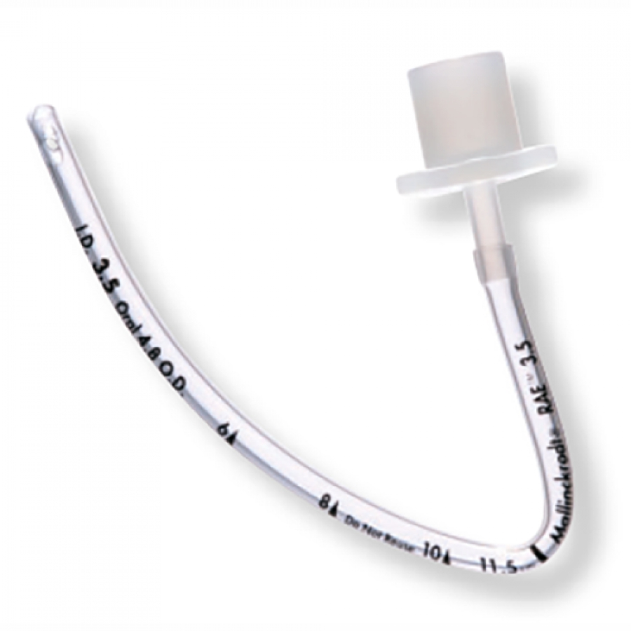 ЭНДОТРАХЕАЛЬНАЯ ТРУБКА ЗАДАННОЙ ФОРМЫ БЕЗ МАНЖЕТЫ RAE (СЕВЕР-ЮГ)