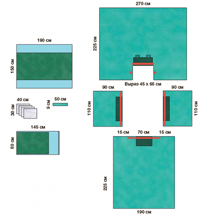 УНИВЕРСАЛЬНЫЙ КОМПЛЕКТ ОПЕРАЦИОННОГО БЕЛЬЯ СУПЕР