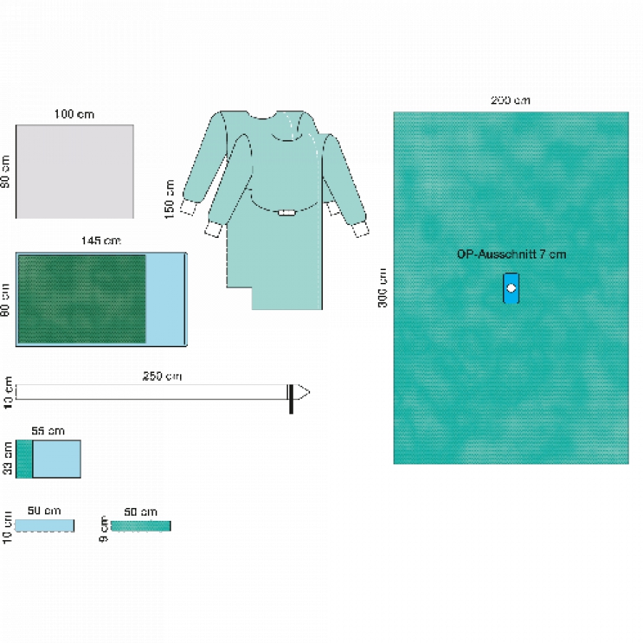 КОМПЛЕКТ ОПЕРАЦИОННОГО БЕЛЬЯ ДЛЯ АРТРОСКОПИИ 3