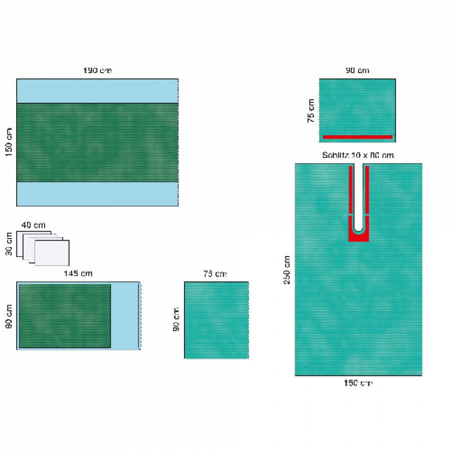 КОМПЛЕКТЫ ОПЕРАЦИОННОГО БЕЛЬЯ ДЛЯ ОПЕРАЦИИ НА ГОЛОВЕ 1